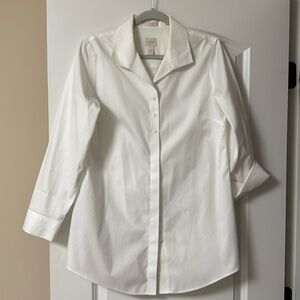 Chico’s No-Iron white shirt (tunic)